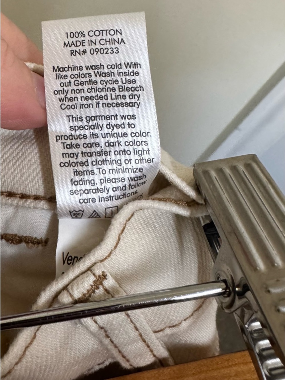 PacSun Bone color high waist wide leg cargos - Picture 5 of 6